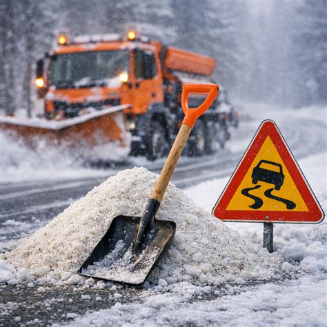 Sól drogowa i inne akcesoria zimowe