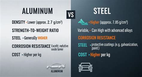 Infographic comparing dimensions and capacities of steel and aluminum semi-trailers