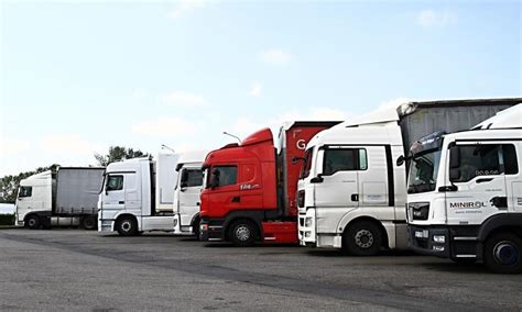 Flota pojazdów ciężarowych w firmie transportowej