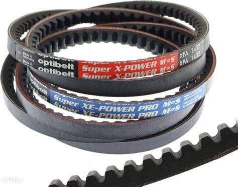 Zdjęcie przedstawiające zużyty pasek klinowy z widocznymi pęknięciami