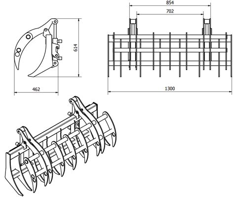 Rysunek techniczny lub zdjęcie ładowacza T-157-2 Empor w akcji