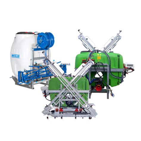 Thematic photo of an agricultural sprayer with an attached hand washing tank