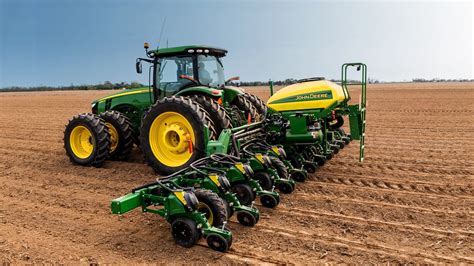 The John Deere 1725 NT planter working in a field
