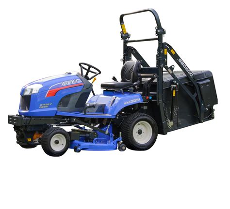 Thematic photo of an Iseki SXG 323 mower in action