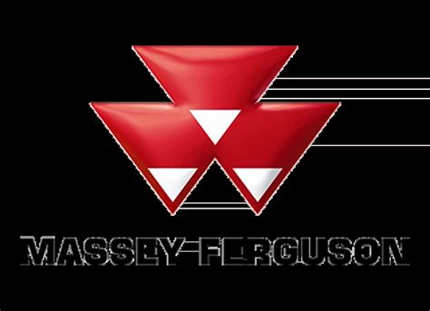 Wczesne logo Massey Ferguson z trzema trójkątami