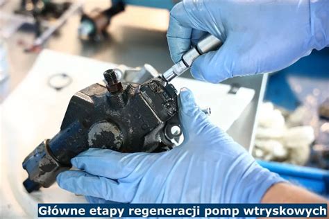 infografika: etapy regeneracji pompy wtryskowej