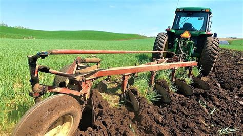 Comparison of tractor power and plowing depth