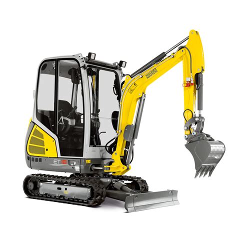 Wymiary minikoparki Wacker Neuson ET18
