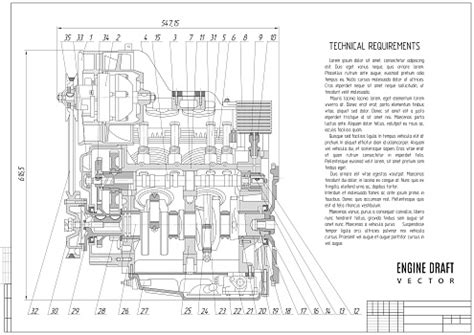 schemat przekroju silnika mini traktora z oznaczeniem punktów konserwacji