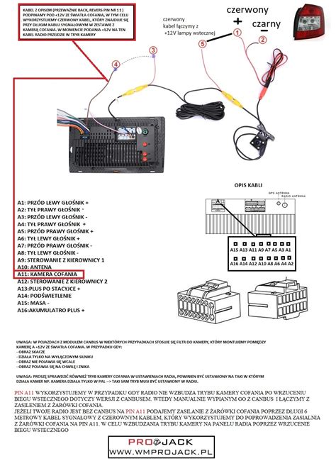 schemat wymiarów lampy przedniej JCB