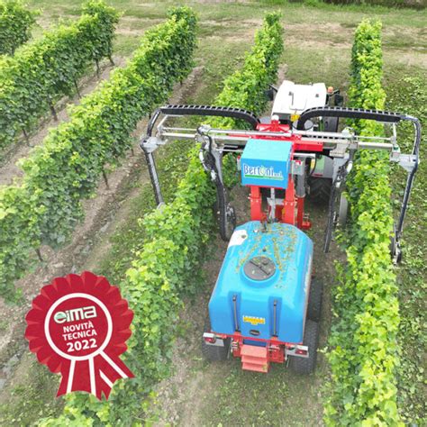 Thematic photo of a modern agricultural sprayer, possibly a tunnel sprayer