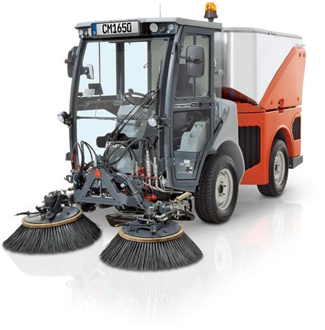 Hako Citymaster w akcji odśnieżania miejskich ulic