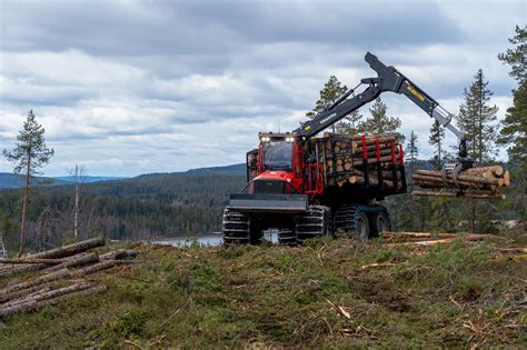 forwarder Komatsu w akcji
