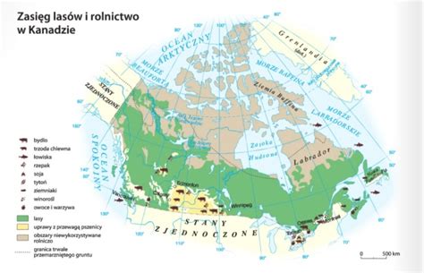 Mapa Kanady z zaznaczonymi trasami ciężarówek