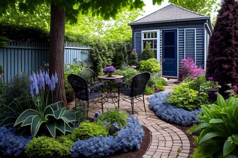Photo of a beautifully landscaped garden