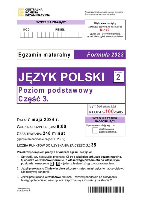 Przykładowy arkusz maturalny z języka niemieckiego (poziom podstawowy)