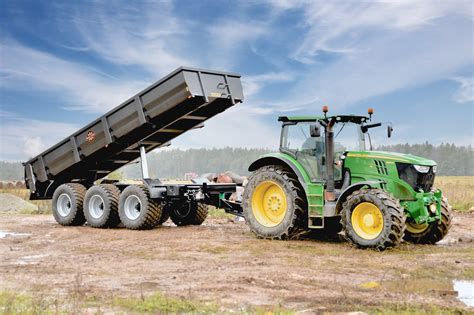 Thematic photo of a dump truck or agricultural trailer on a construction site or farm