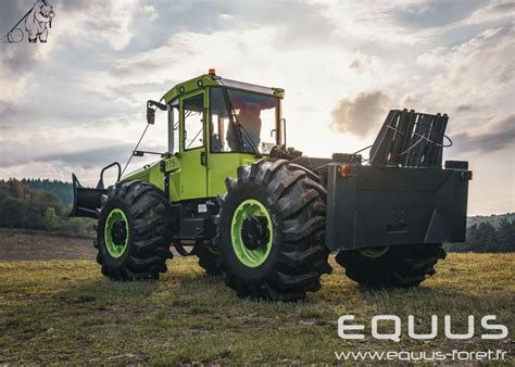 Zdjęcie skidera leśnego Equus 175N Basic podczas pracy