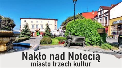 Map highlighting the service area around Nakło nad Notecią.
