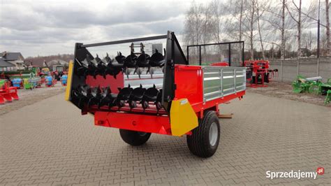 Adapter poziomy rozrzutnika obornika