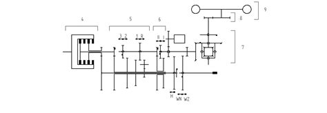 Schematyczny rysunek opryskiwacza zawieszanego