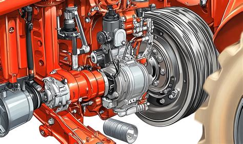 Modern tractor braking system diagram
