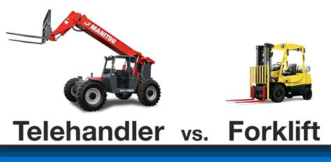 Comparison chart: forklift vs. telescopic loader