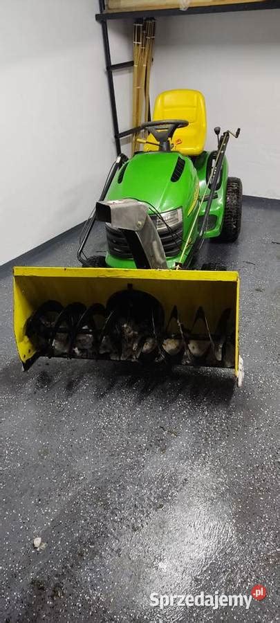 Ilustracja odśnieżarki John Deere w akcji