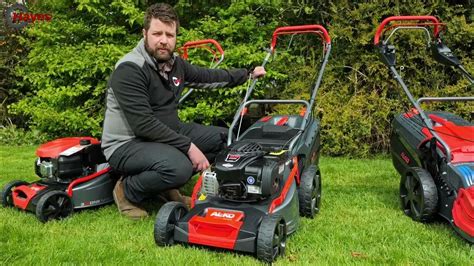 Thematic photo of AL-KO lawnmower in a garden