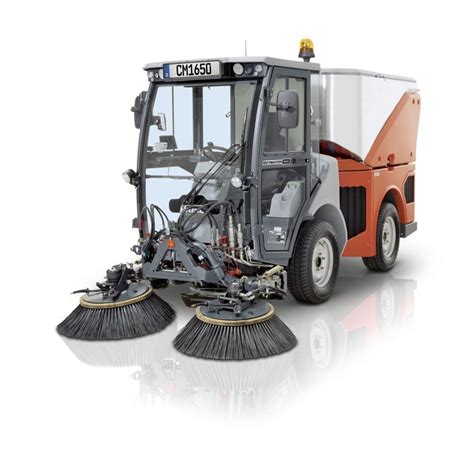 wizualizacja Hako Citymaster 1650 w pracy na ulicy miejskiej