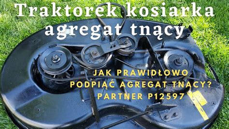 schemat agregatu tnącego traktorka kosiarki