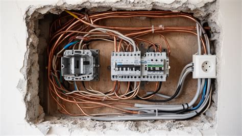 zdjęcie schematu instalacji elektrycznej domowej lub warsztatowej