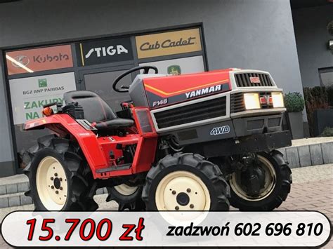 zdjęcie ciągnika Yanmar F145 w polu