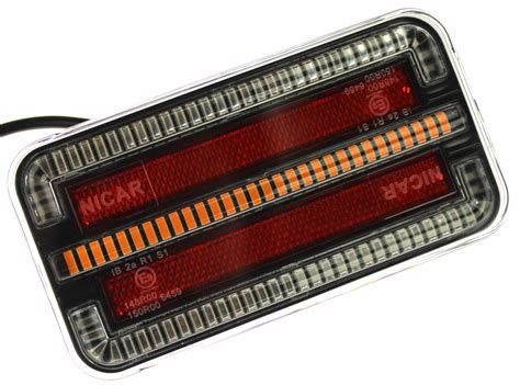 Nowoczesna diodowa lampa zespolona tylna z efektem neonu do maszyn rolniczych